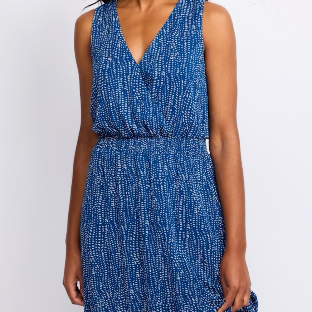 NWT - Nine Britton Textured Blue Maxi Dress (stitch fix)